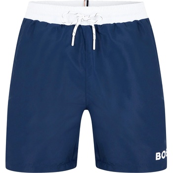 HUGO BOSS Бански гащета Boss Mens BOSS Bodywear Starfish Swim Shorts - Breathable Mesh - Navy/Wht 413