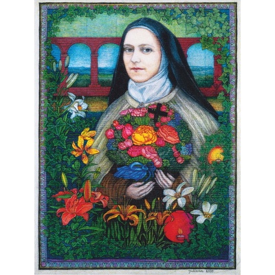 Obrázek Svatá Terezie z Lisieux - Juliana Jirousová Materiál: Papír