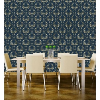 DIMEX ART s. r. o Луксозна флизелинова тапета син класически орнамент