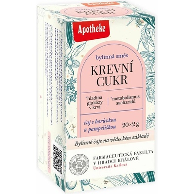 Apotheke FAF UK Krevní cukr čaj 20 x 2 g