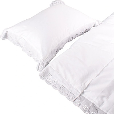 Takoy Bavlněné povlečení do postýlky s madeirovou krajkou 100x135 sada-HT-00621 | 100 x 135 cm