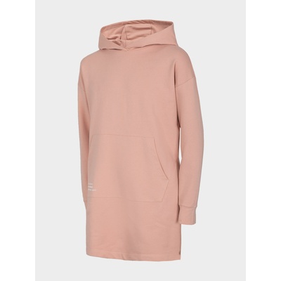 4F HJL22-JSUDD001 detské šaty salmon coral