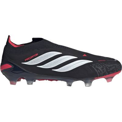 Adidas Мъжки футболни бутонки Adidas Mens adidas Predator Elite Laceless Firm Ground Football Boots - Black/Red
