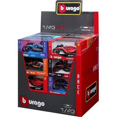 Bburago RACE Formula F1 2023 MIX Display :43 – Zboží Dáma
