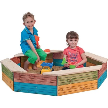 Image 1 of Woodyland Пясъчник с покривало - цветен - Woody