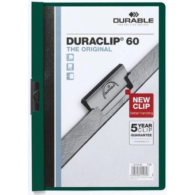 DURABLE Obal s klipom DURACLIP Original 60 tmavozelený