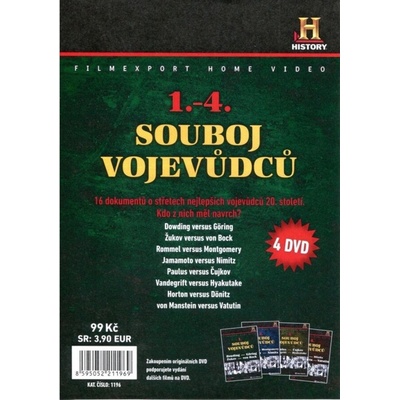 Souboj vojevůdců 1-4 DVD