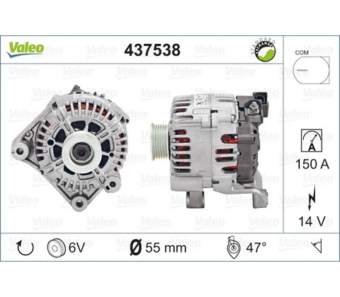 Alternátor VALEO 437538