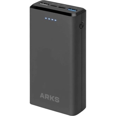 SBS Arks Power Bank 20000 mAh 10W - преносима външна батерия с USB-C порт, и 2xUSB-A изхода (черен)