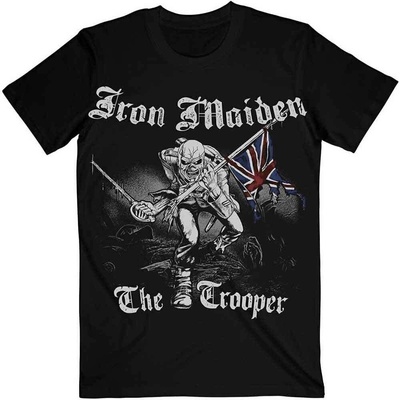 Iron Maiden tričko Sketched Trooper čierne