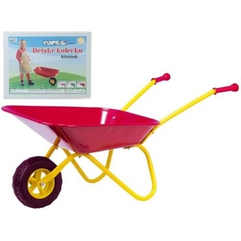 Teddies Голямо червено метално колело Yupee 78x40x32cm