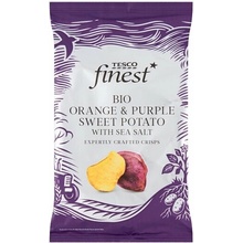 Tesco Finest Bio batátové chipsy s mořskou solí 100 g