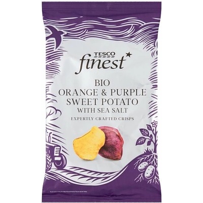 Tesco Finest Bio batátové chipsy s mořskou solí 100 g