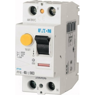 Eaton 2P 40A 0,1A typ A PF6-40/2/01-A 112925