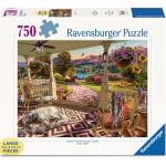 Ravensburger Пъзел Ravensburger от 750 XXL части - Уютна веранда (7017457)