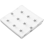 Sensillo Муселинова Пелена 70X80 Сиви Звезди Sensillo
