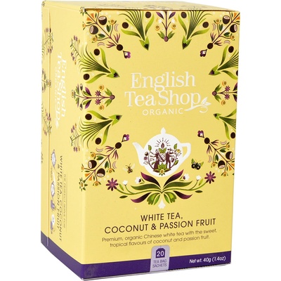 English Tea Shop Bílý čaj s kokosem a passion fruit 20 vreciek