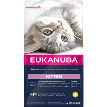 EUKANUBA Kitten Healthy Start - за котенца от 1 до 12 месеца 2kg