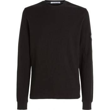 Image 1 of Calvin Klein Jeans Фланелка с дълъг ръкав Calvin Klein Jeans Waffle Long Sleeve Top - CK Black