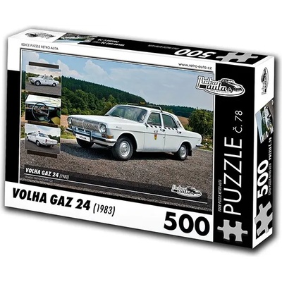 Retro cars - Puzzle Volga GAZ 24 (1983) II - 500 piese