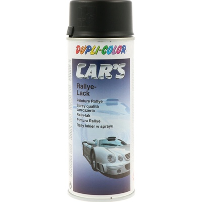 Dupli Color CARS Rally lak v spreji - čierna matná 600 ml