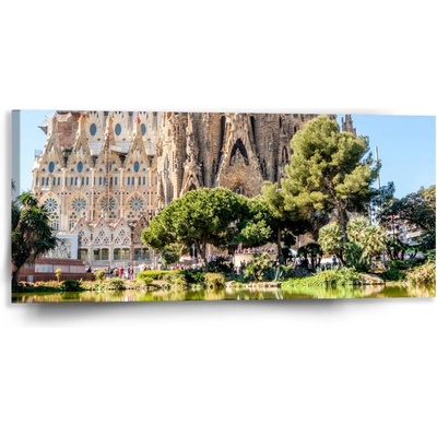 Sablio Obraz Barcelona Sagrada Familia - 110x50 cm