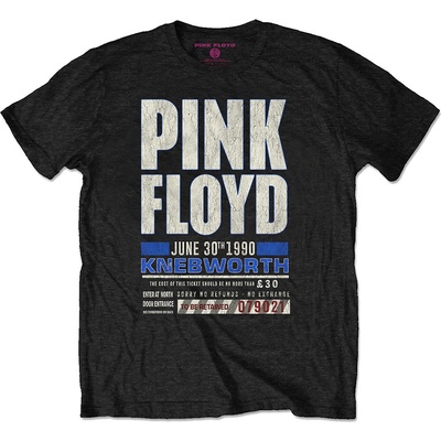Pink Floyd tričko Knebworth '90 Red čierne