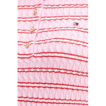 Tommy Hilfiger тениска тип пуловер дамска от памук (WW0WW49613)