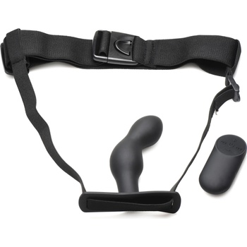 Image 1 of Master Series P-Spot Plugger Anal Plug with Harness & Remote Control