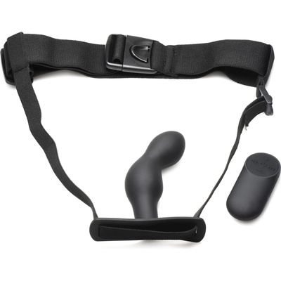 Master Series P-Spot Plugger Anal Plug with Harness & Remote Control