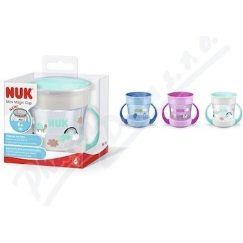 Nuk hrníček dětský Mini Magic 360° modrá 160 ml