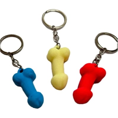 Силиконов ключодържател пенис, светещ ефект - Penis Keychain (D-245449)