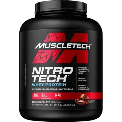 MuscleTech Nitro Tech Whey Protein [1800 грама] Млечен шоколад