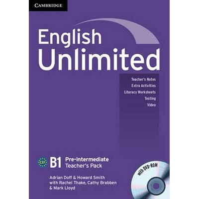 English Unlimited Pre-Intermediate Teacher's Book with DVD-ROM Doff Adrian & Smith Howard