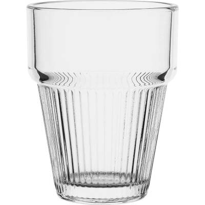 Gastrofans Vroubkované stohovatelné sklenice Olympia 6 x 150 ml
