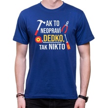Fajntričko tričko Dedo opravár kráľovská modrá