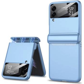 GKK Калъф с Предпазител за SAMSUNG Galaxy Z Flip 4, GKK Hinge LCD Case, Син (9589046926488)