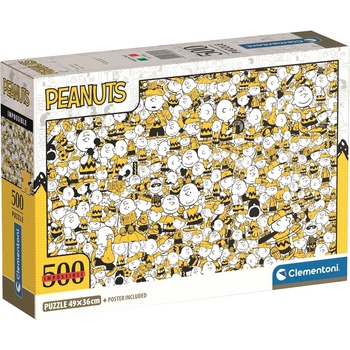 Clementoni Пъзел Clementoni от 500 части - Фъстъчета (35806)
