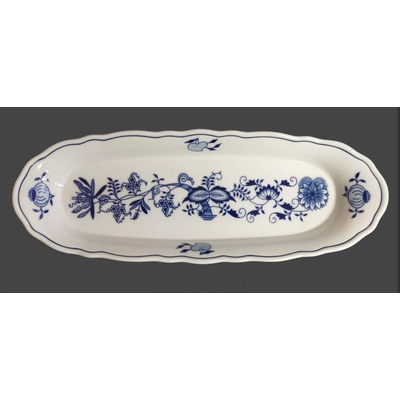 Cibulák Podnos 37 x 14 cm Originálny cibuľový porcelán 1. akosť