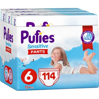 pufies Пелени гащи Pufies Pants Sensitive 6, 114 броя (3800024035272)