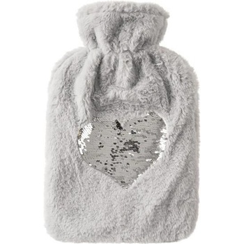 Orion Termofor guma/polyester glitter SRDCE 1,6 l šedá