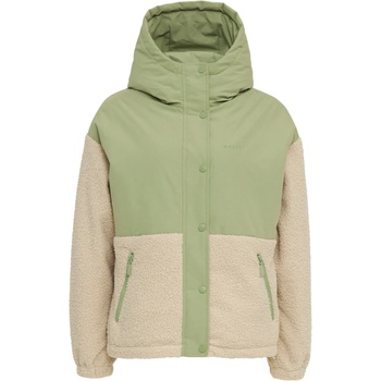 Mazine Дамско зимно яке Mazine Women's Fabric Blocking Jacket Winter jacket - Matcha / Natural (104-5566-0312)