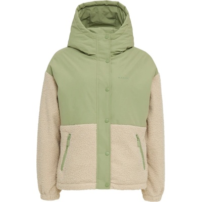 Mazine Дамско зимно яке Mazine Women's Fabric Blocking Jacket Winter jacket - Matcha / Natural (104-5566-0312)