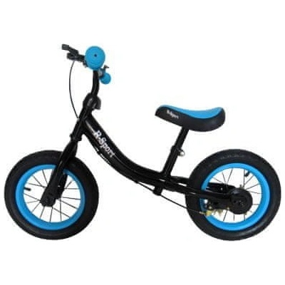 mamido R3 R-Sport s 12" kolesami brzdou a zvončekom v modro-čiernom