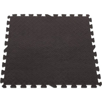 Eva No.1609 Penový koberec 60,5 x 60,5 cm 4 ks čierna