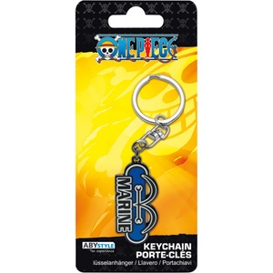  One Piece Marine Keychains X4