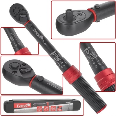 Geko momentový klíč 1/4", 5-25 Nm, 240 mm PROFI T00250