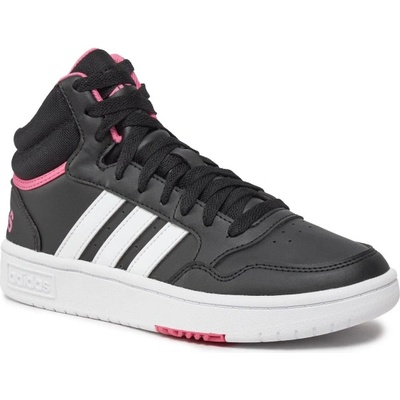 adidas Hoops 3.0 Mid core black/cloud white/pink fusion Černá