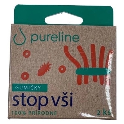 Pureline GUMIČKY Stop Vši 2 ks 2 gumičky do vlasov