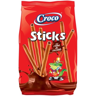 Croco tyčinky plnené čokokrémom 80 g